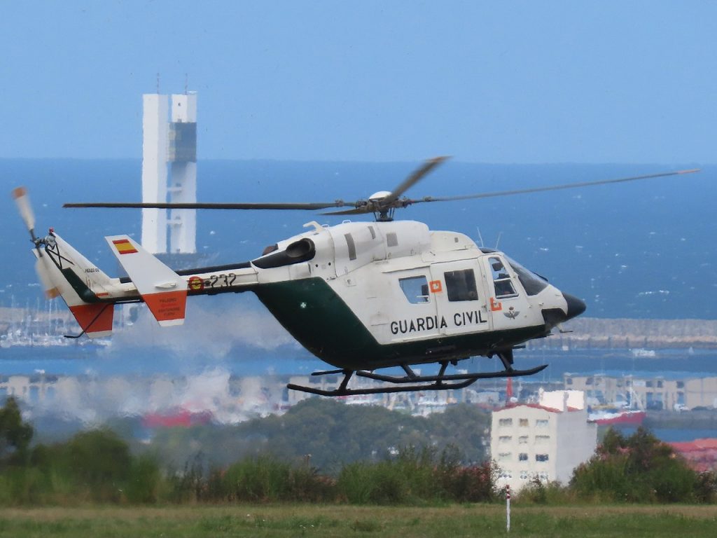 BK117 de la Guardia Civil. Foto: Oyoyoy