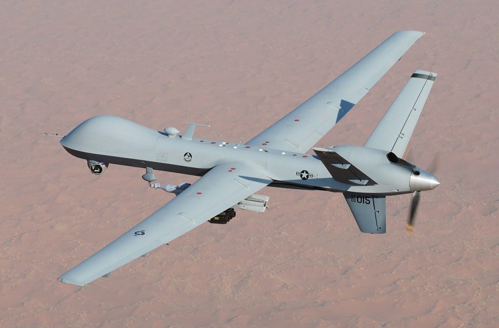 MQ-9 Reaper en vuelo sobre Afganistán