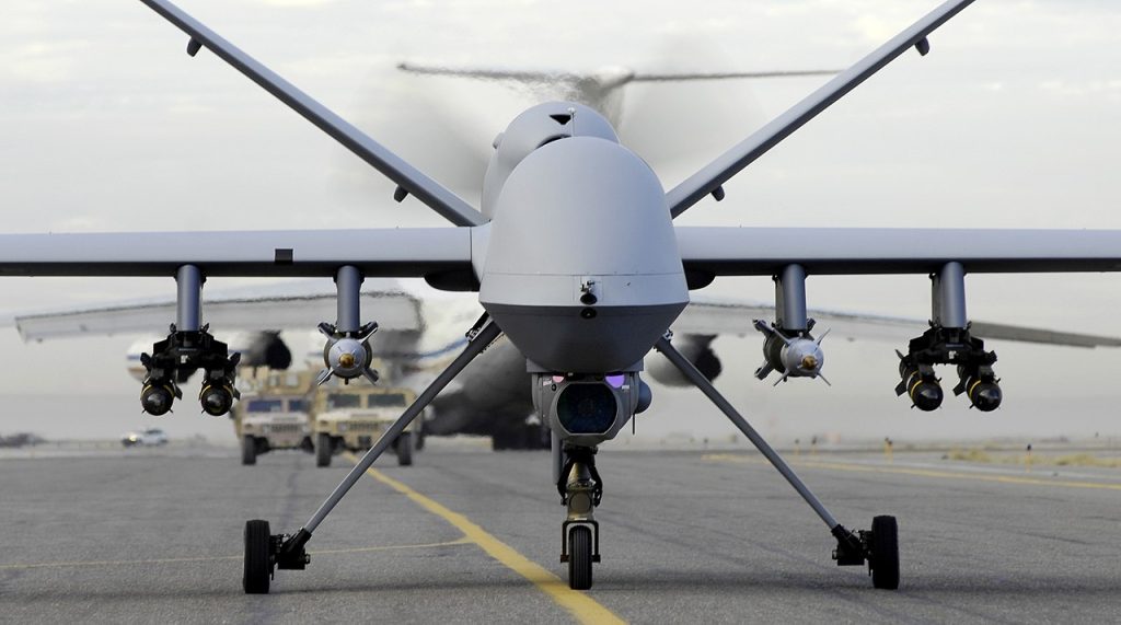 MQ-9 Reaper armado de la USAF.