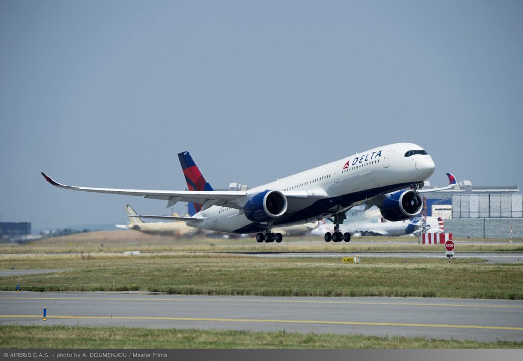 A350 de Delta Air Lines.