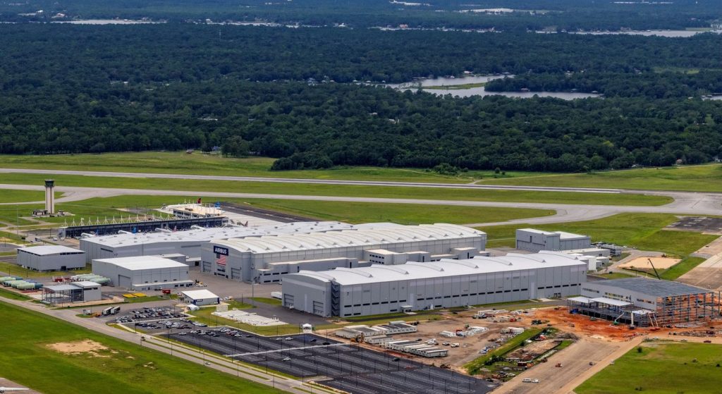 FAL de Airbus en Mobile, Alabama. Foto: Airbus