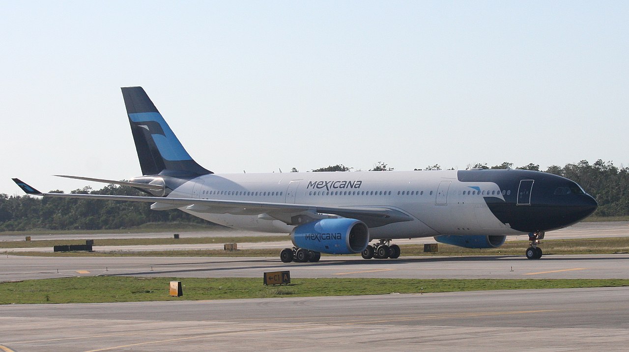 A330-200 utilizado por Mexicana para los vuelos de largo radio