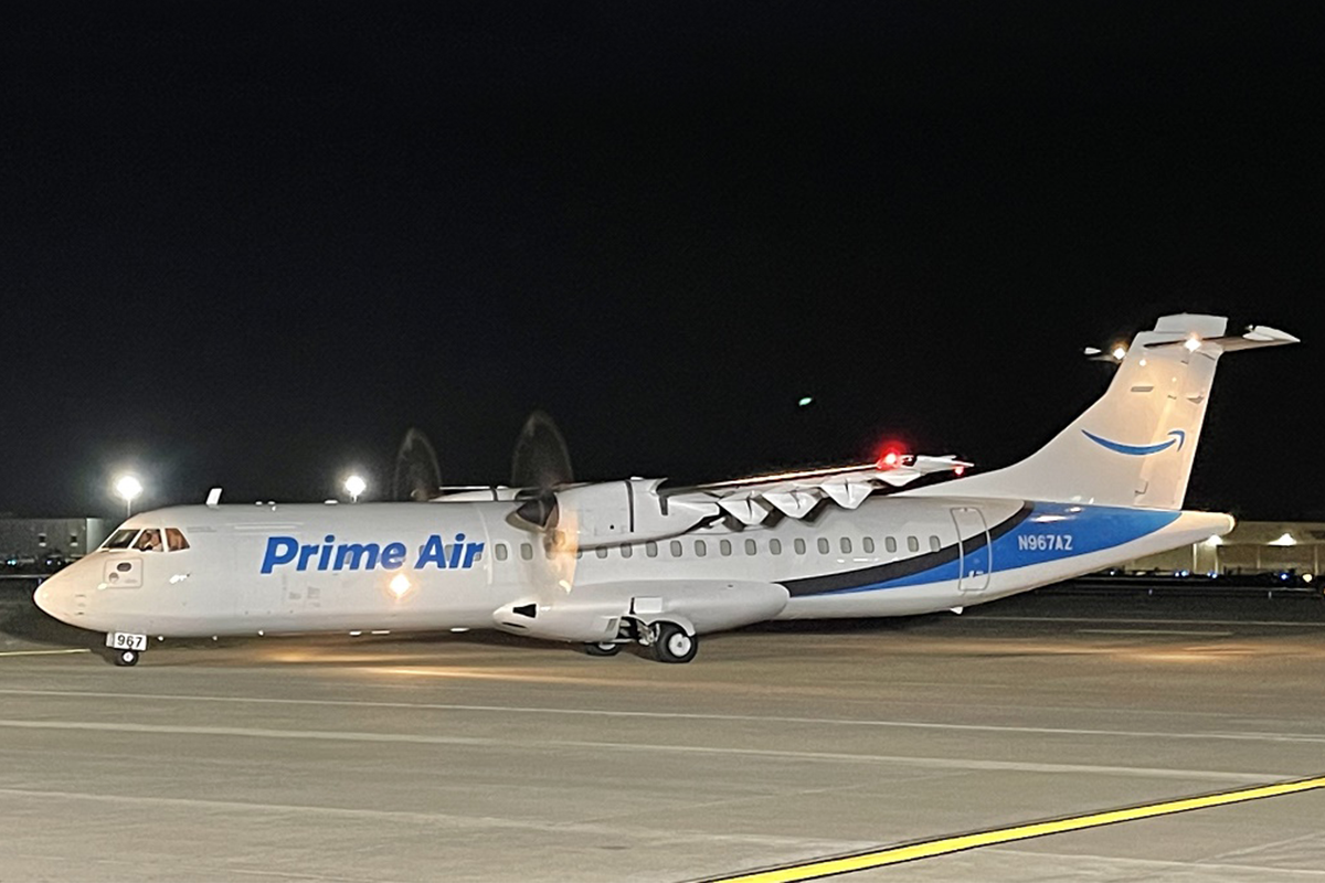 Uno de los ATR72 de Prime Air. Foto: Wichita Airport