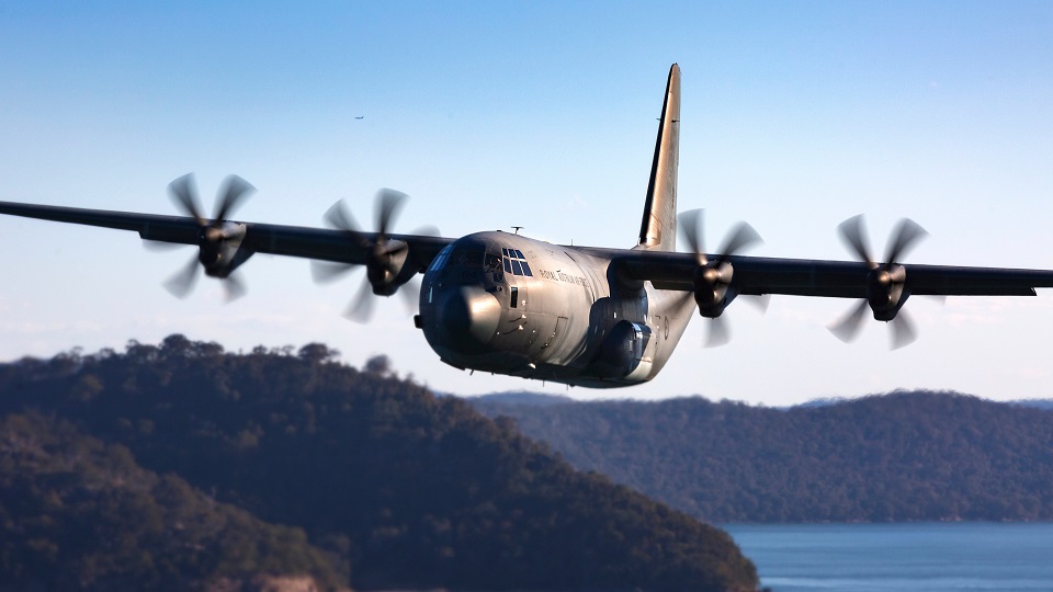 C130J actual de la RAAF. 