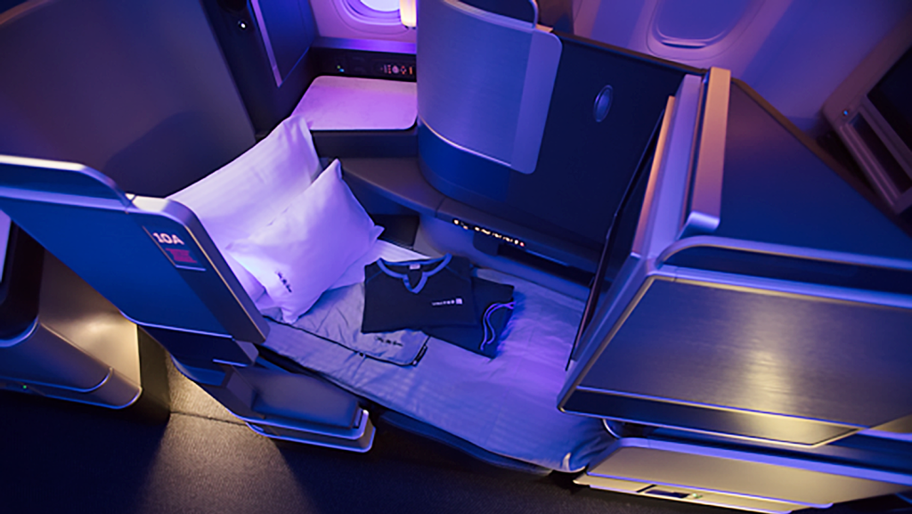 Asiento de la clase Polaris de United