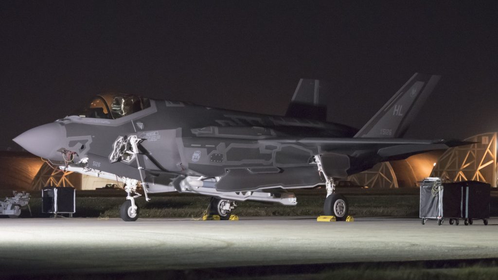 F-35A norteamericano. Foto: USAF/ Greg Erwin