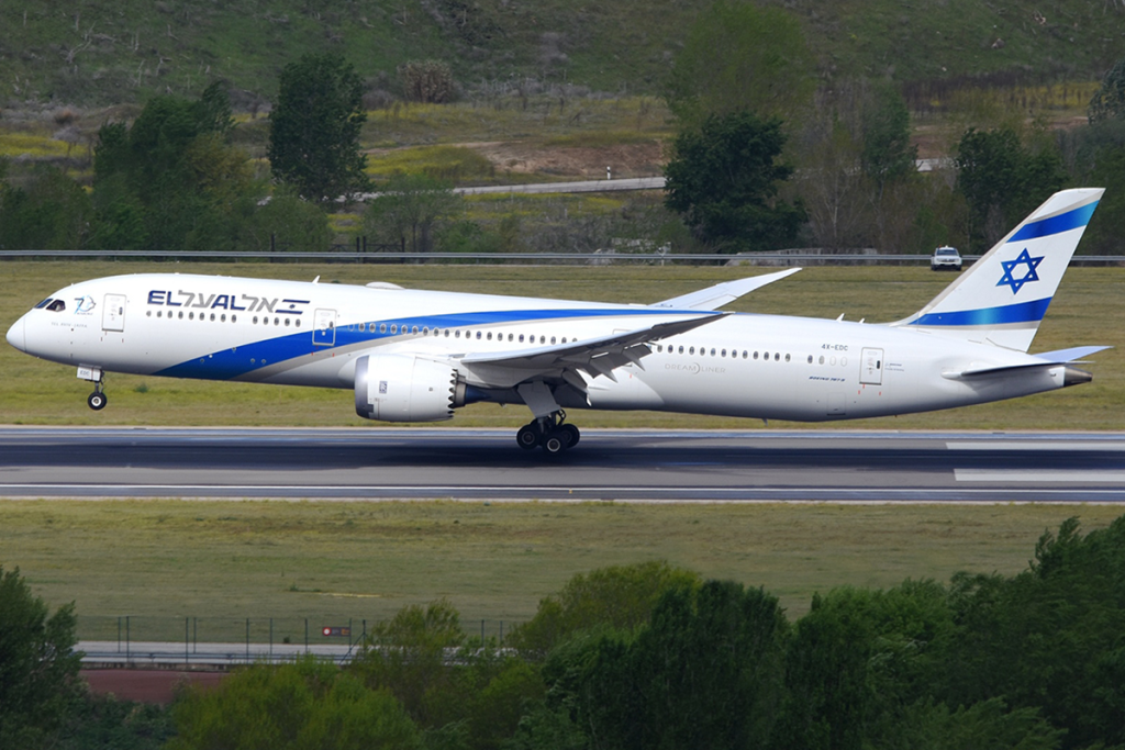 La flota de largo radio de El Al está compuesta sobre todo por los B787.