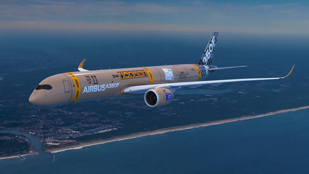 Diseño de la librea ganadora que llevará el primer Airbus A350F