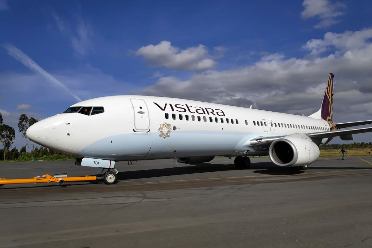 Boeing B737 de Vistara