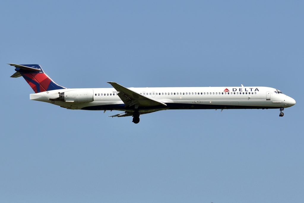 El N962DN en su etapa para Delta Air Lines