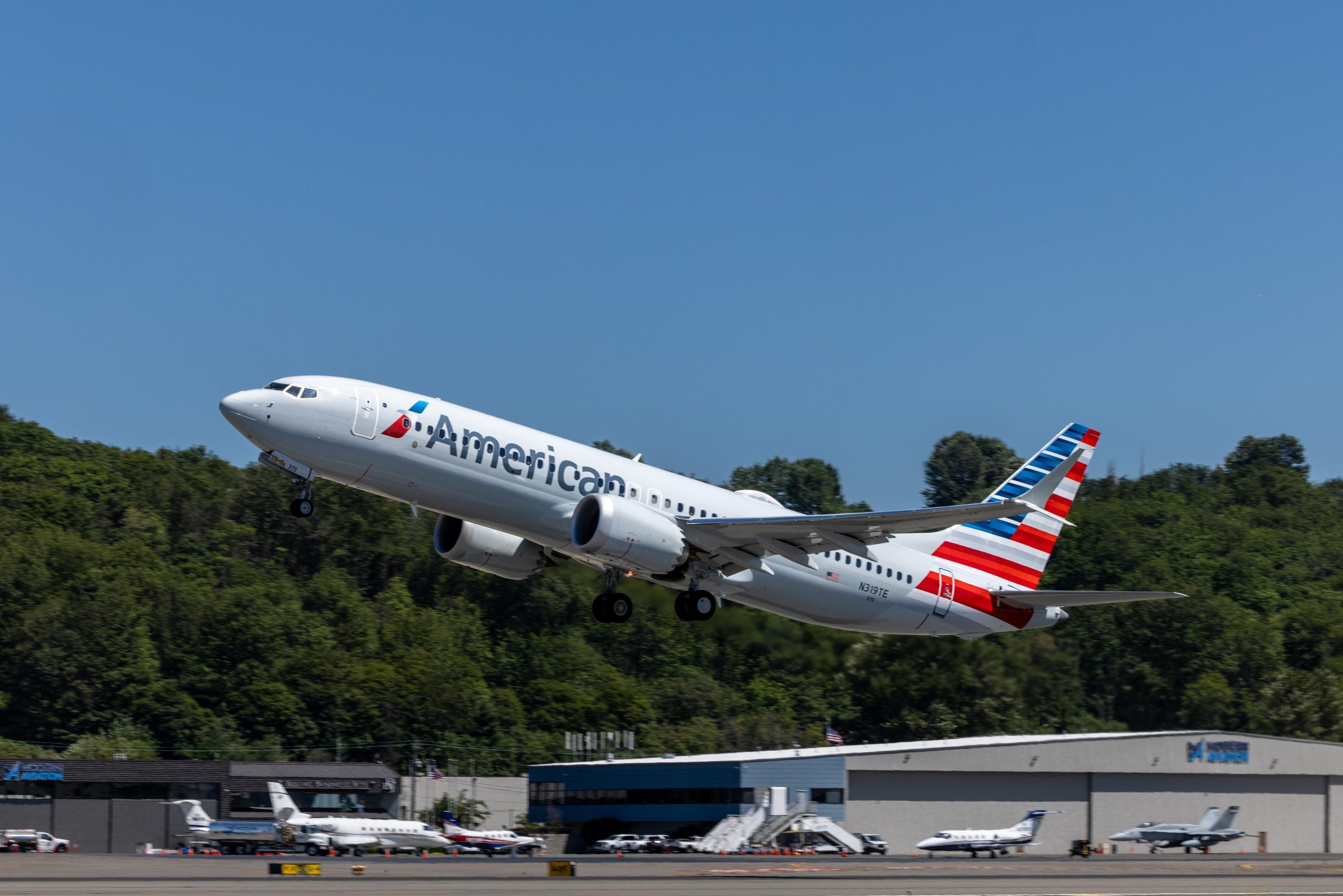 Boeing B737 MAX8 de American Airlines