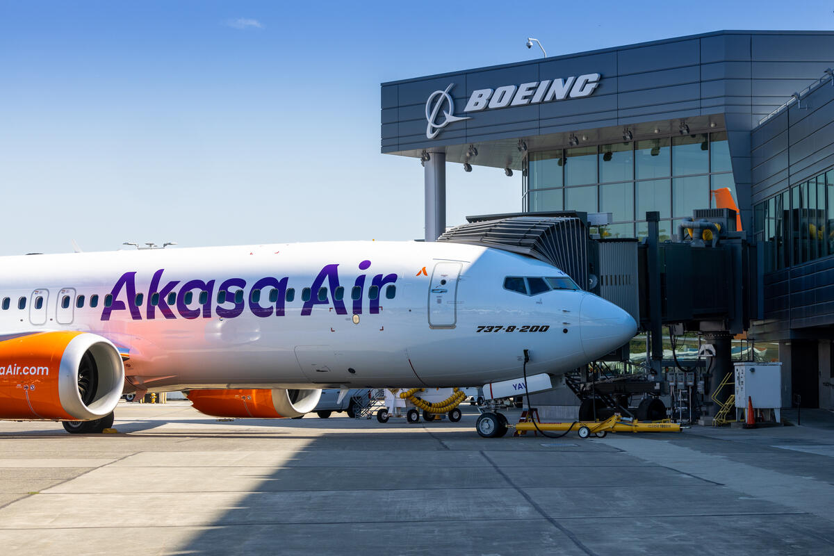 Primer Boeing 737-8-200 de Akasa Air