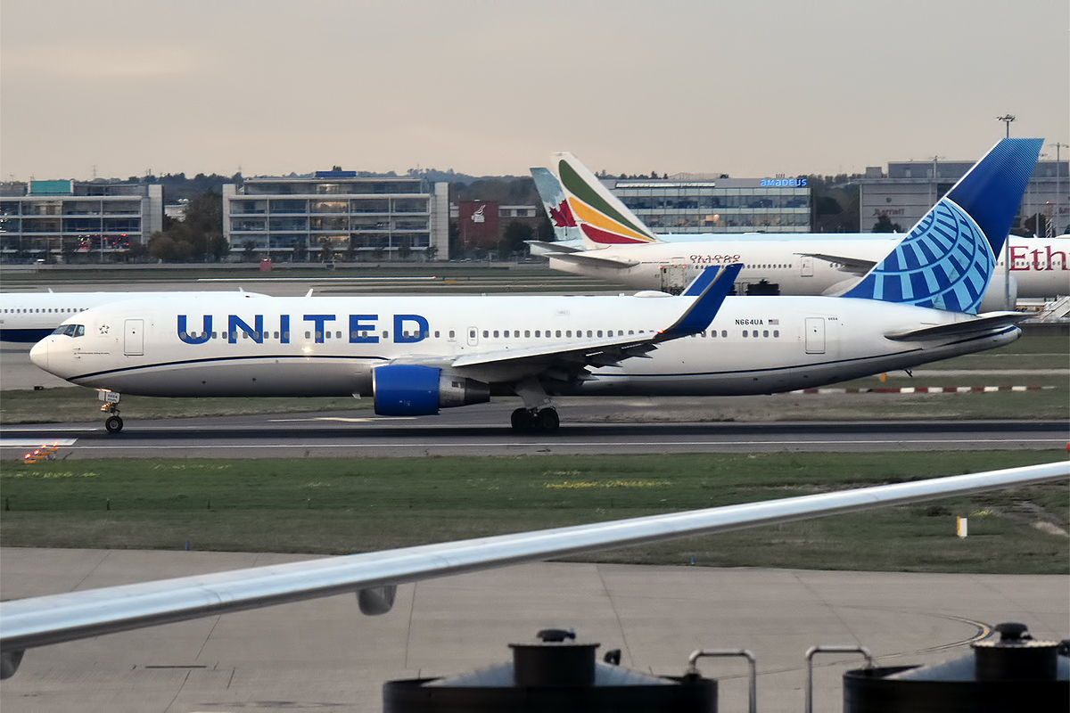 B767-300ER de United Airlines. 