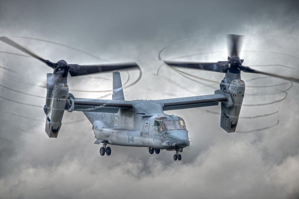 V-22 Osprey de los Marines de los Estados Unidos.