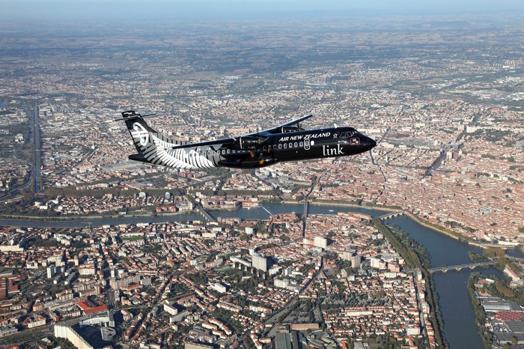 El primer ATR72-600 en ser entregado a Air New Zealand. Foto: ATR