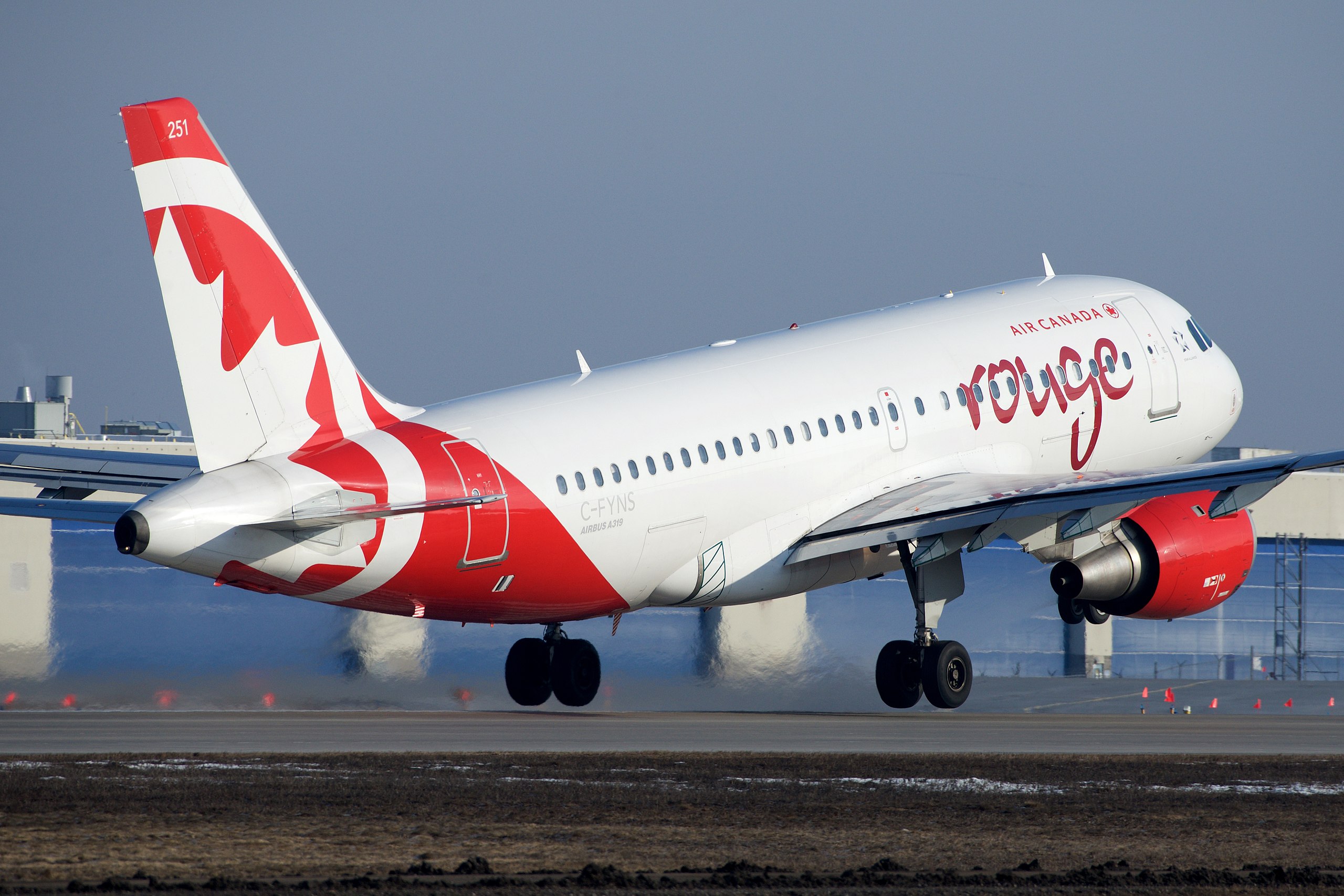 Airbus A319 de Air Canada Rouge