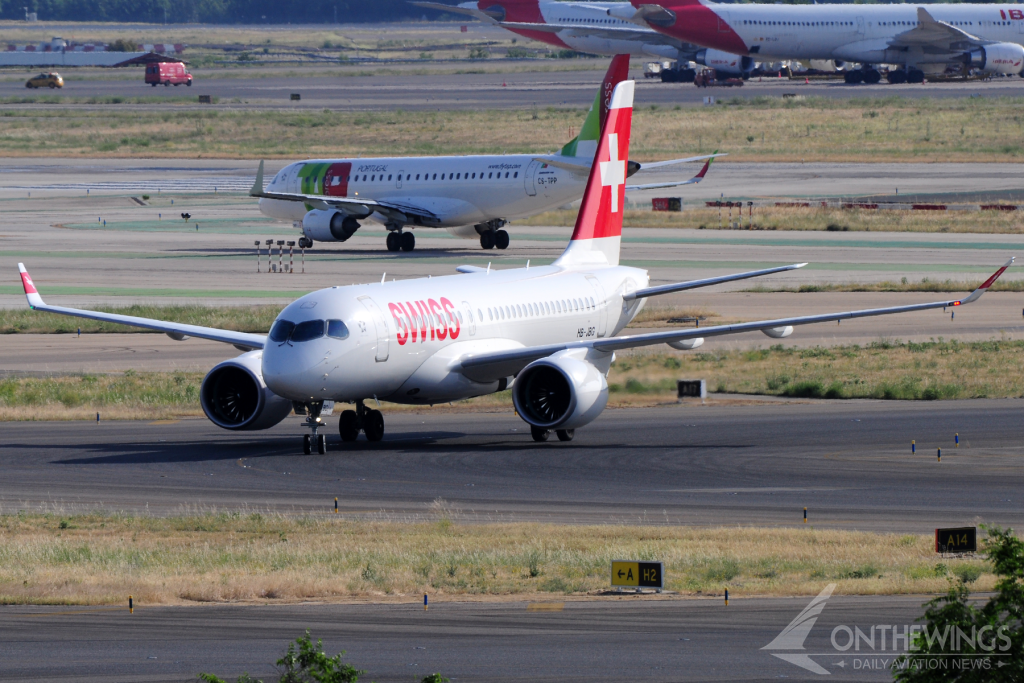 Airbus A220 de Swiss