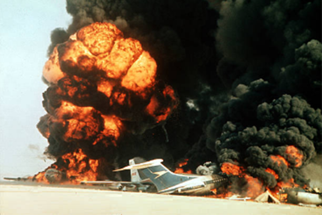 Los aviones de los secuestros de Dawson's Field