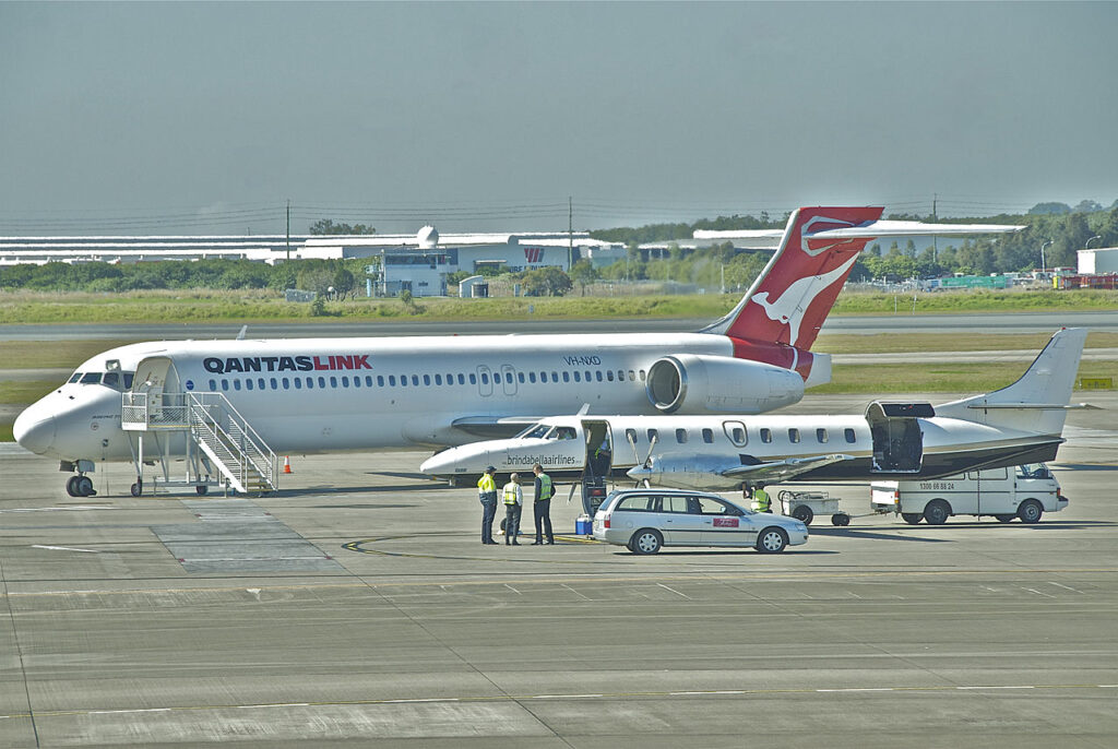 Uno de los 14 Boeing 717 de la aerolínea Qantas Link. Foto: Aero Icarus