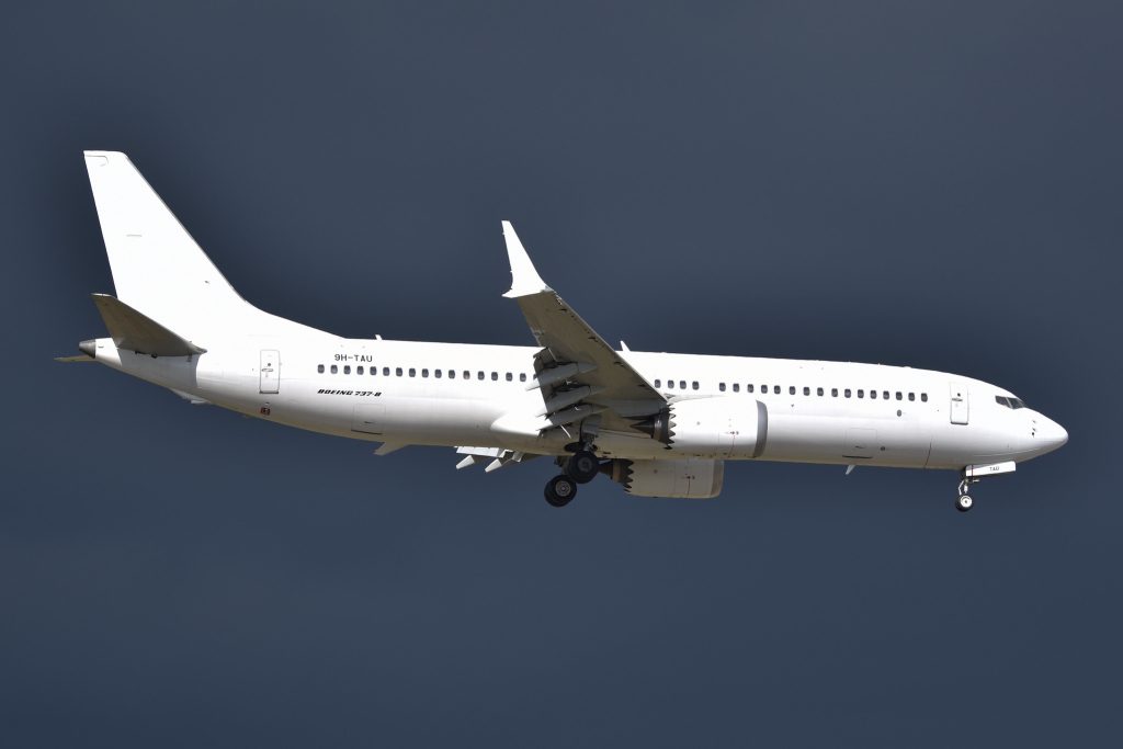 Un 737 MAX8 (como los que operará Air India Express) aterrizando en el aeropuerto de Tenerife Sur. Foto: Alan Wilson