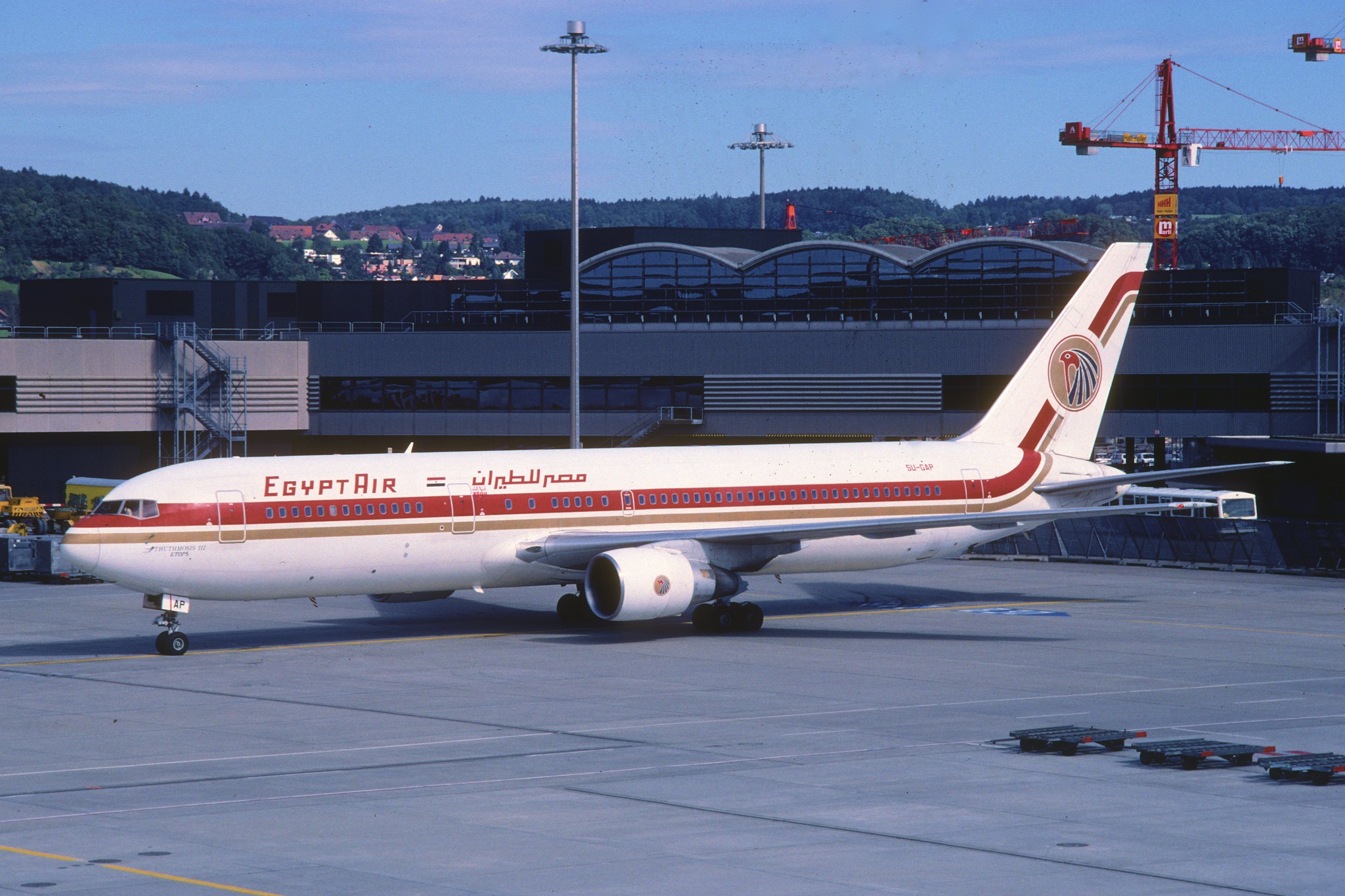 El Boeing 767-300ER siniestrado con matrícula SU-GAP. Foto: Aero Icarus