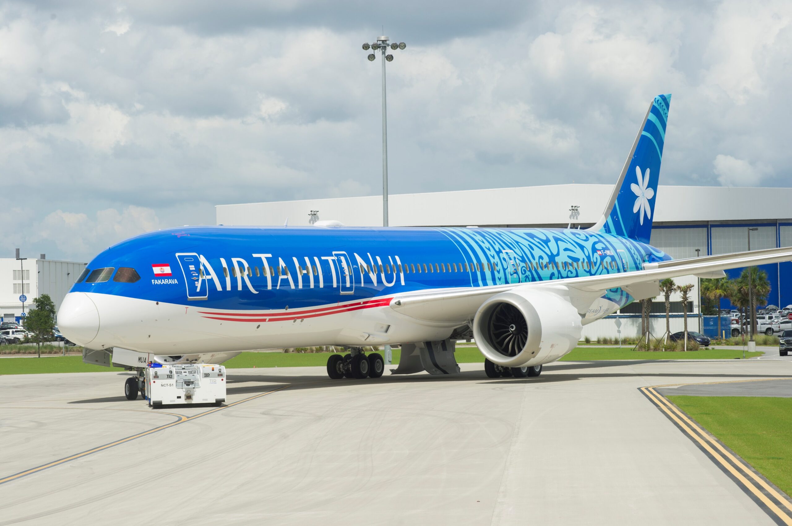 El primer Boeing 787-9 que recibió la aerolínea. Foto: Air Tahití Nui