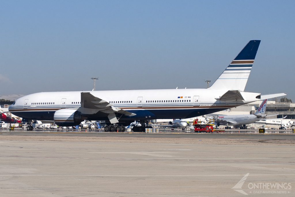 El único Boeing 777-200ER de Privilege Style.