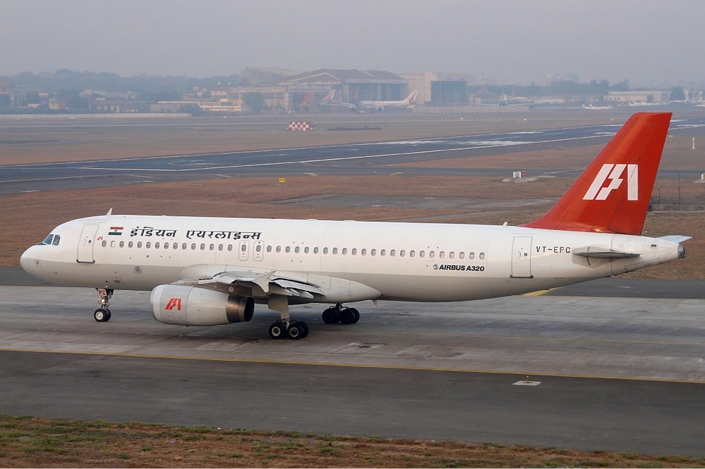 Uno de los A320 con doble bogie entregado a Indian Airlines. Foto: Sean d'Silva