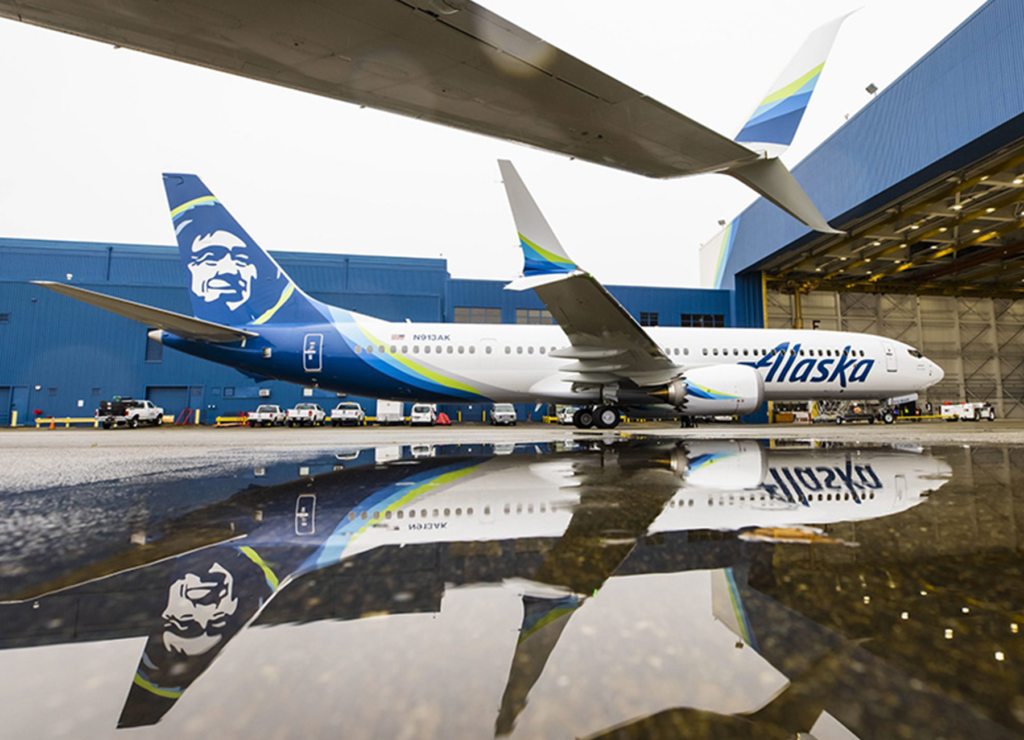 Alaska Airlines de momento solo tiene los MAX9 de la nueva generación del 737, pero pronto recibirán sus primeros MAX8