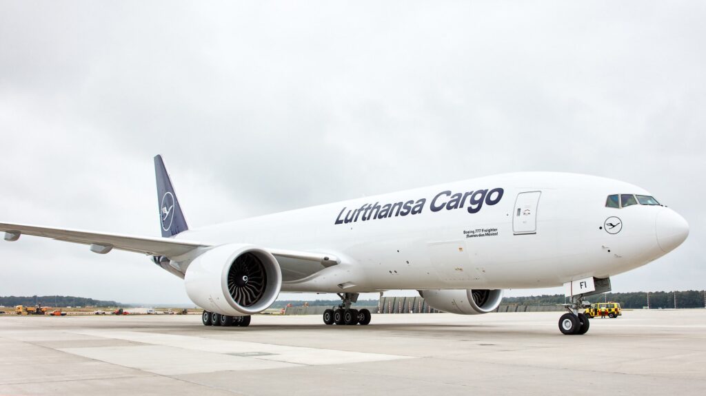 Uno de los 11 Boeing 777F cargueros de la aerolínea. Foto: Lufthansa Cargo