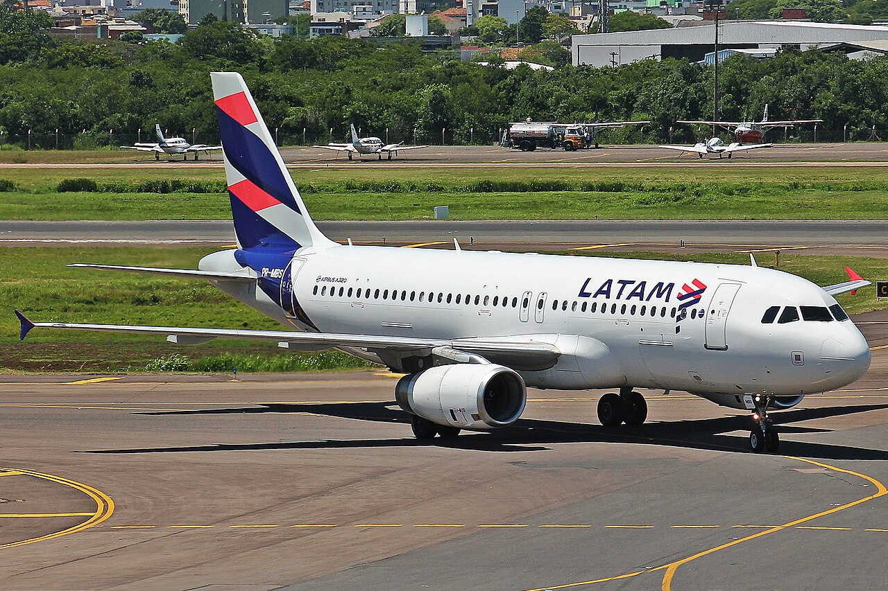 Airbus A320 CEO de LATAM. Foto: Rafael Luiz Canossa