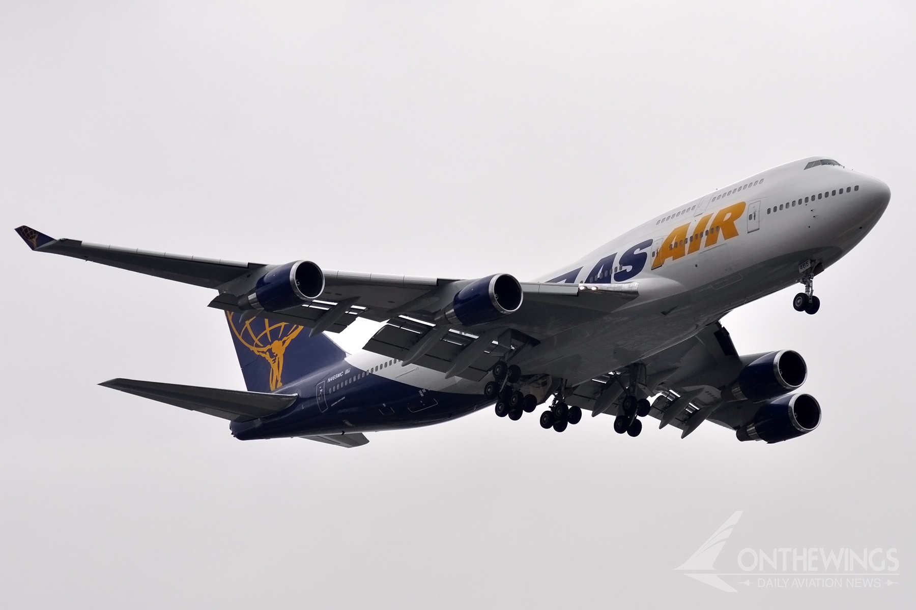 Uno de los Boeing 747-400 de pasajeros que tiene Atlas Air