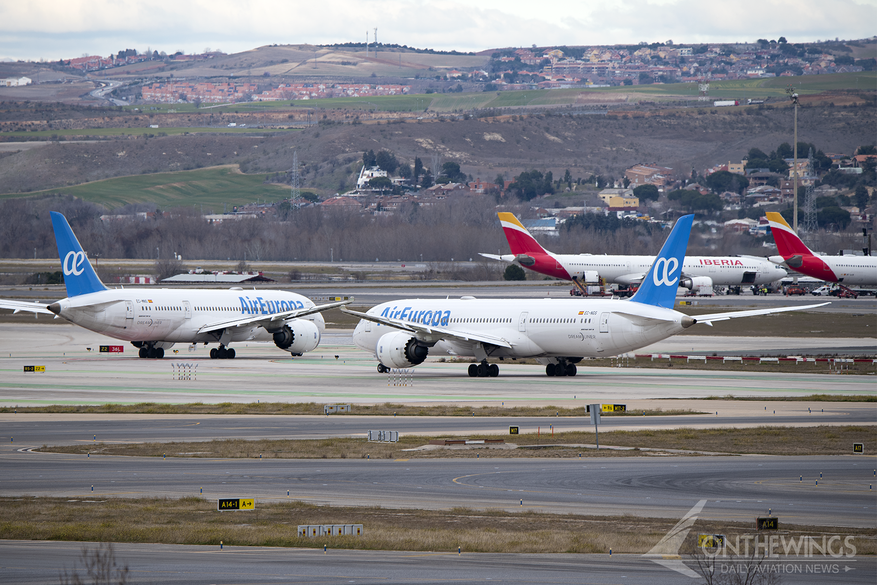 Vista general del aeropuerto de Madrid - Barajas, el principal aeropuerto por número de pasajeros de España