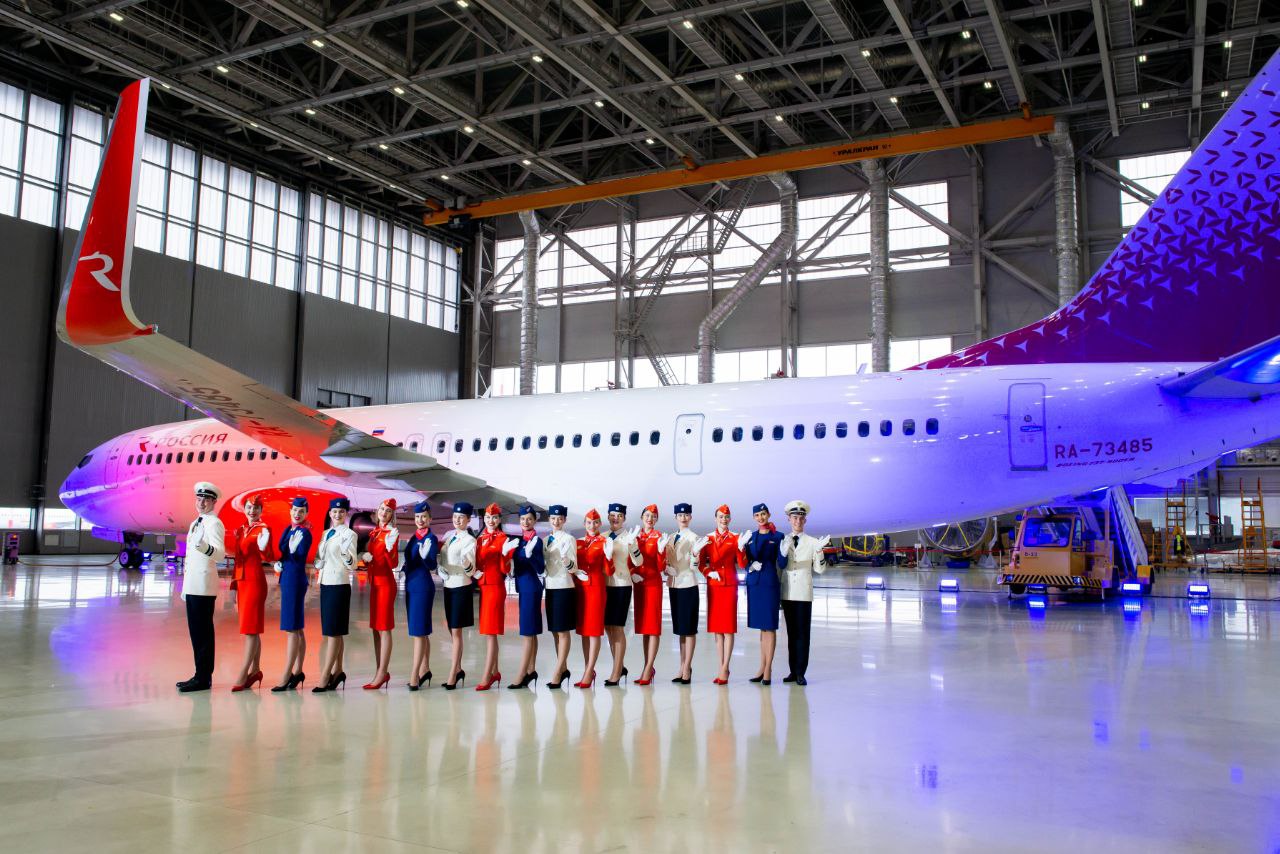 Uno de los dos Boeing 737-900 que Rossiya ha incorporado a su flota