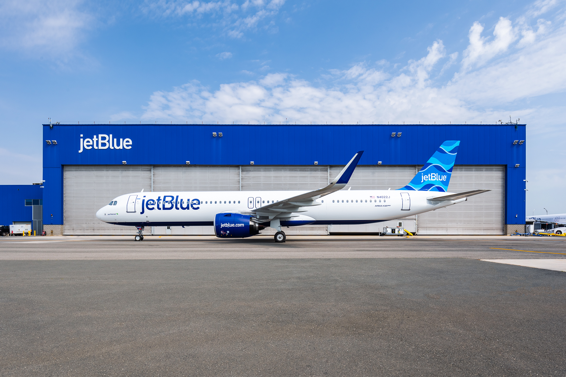 Uno de los Airbus A321NEO de la compañía. Foto: JetBlue Media