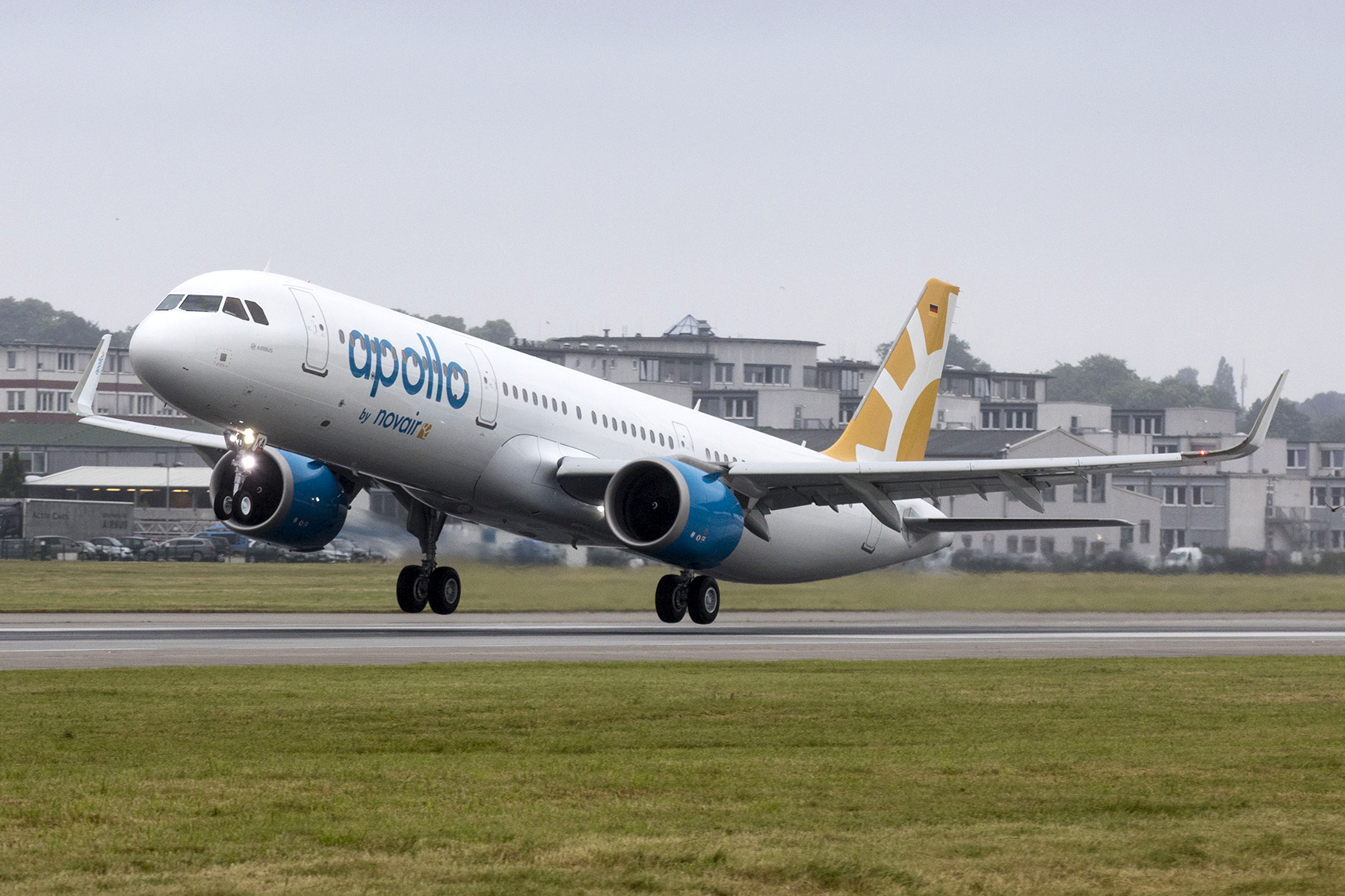 El primero de los dos A321NEO entregados a Novair. Foto: Airbus