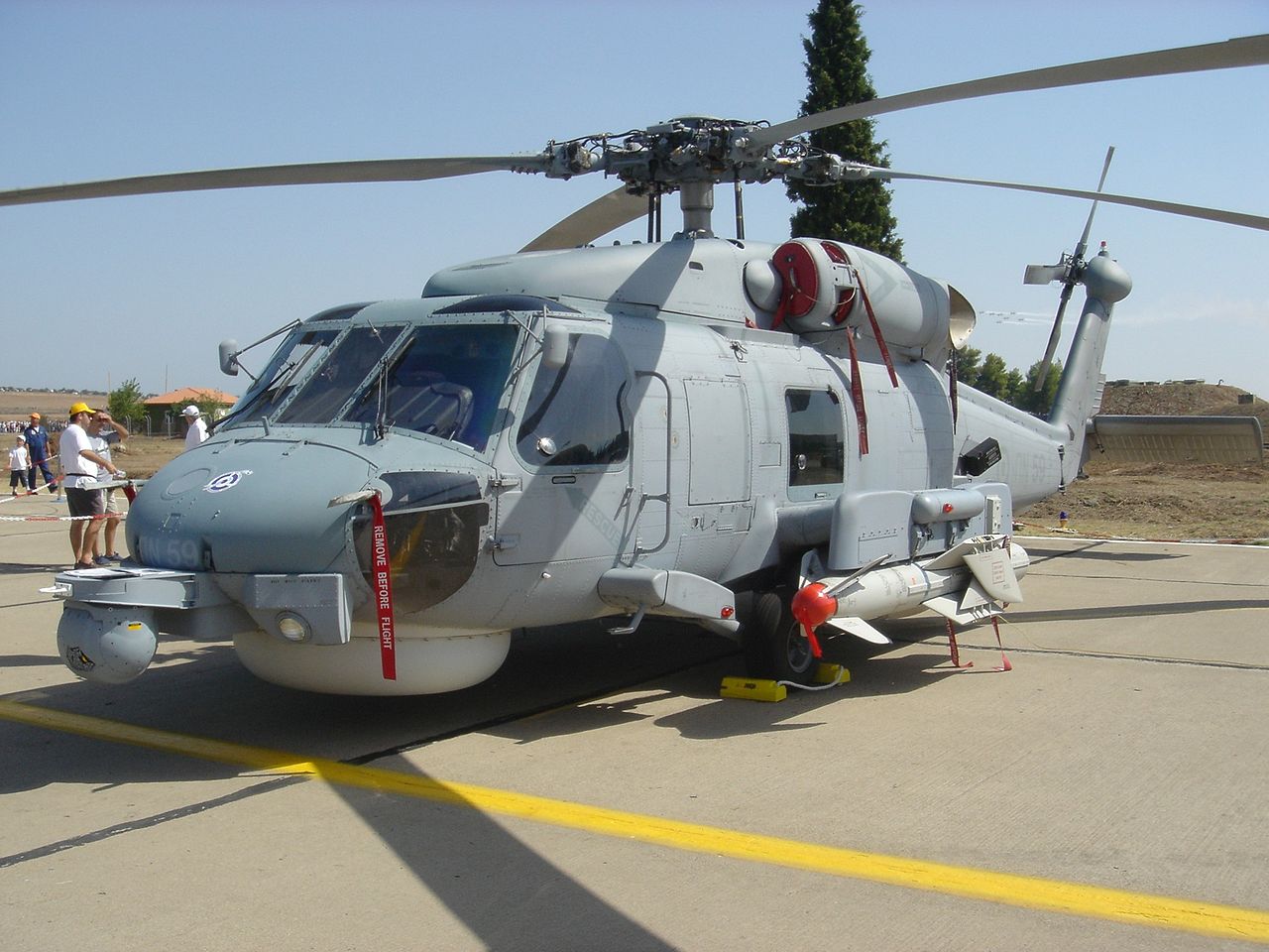 Los S-70B de la Armada Griega son conocidos como Aegean Hawk en Grecia. Foto: Georgios Pazios