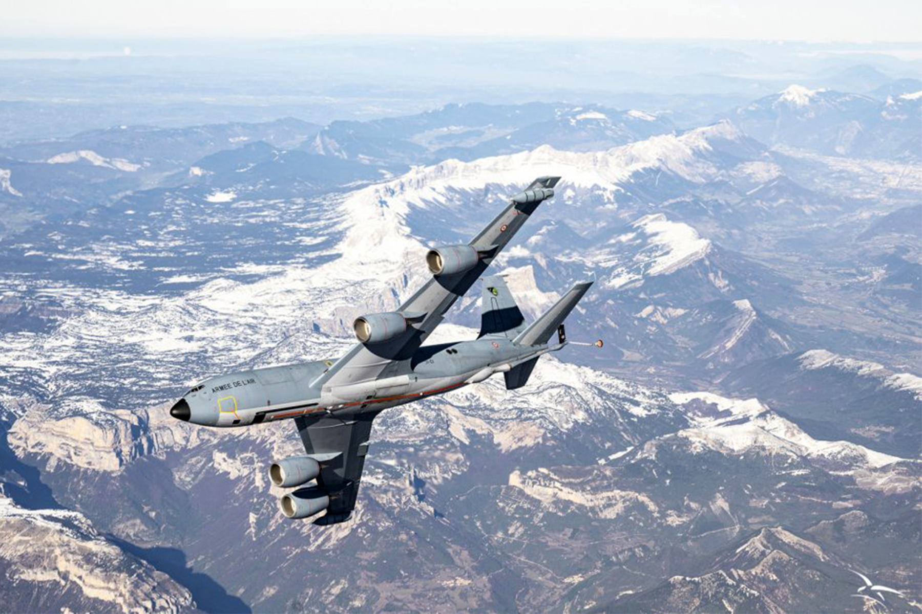 Uno de los C-135FR de Francia durante uno de sus últimos vuelos. Foto: Armeé de l'Air