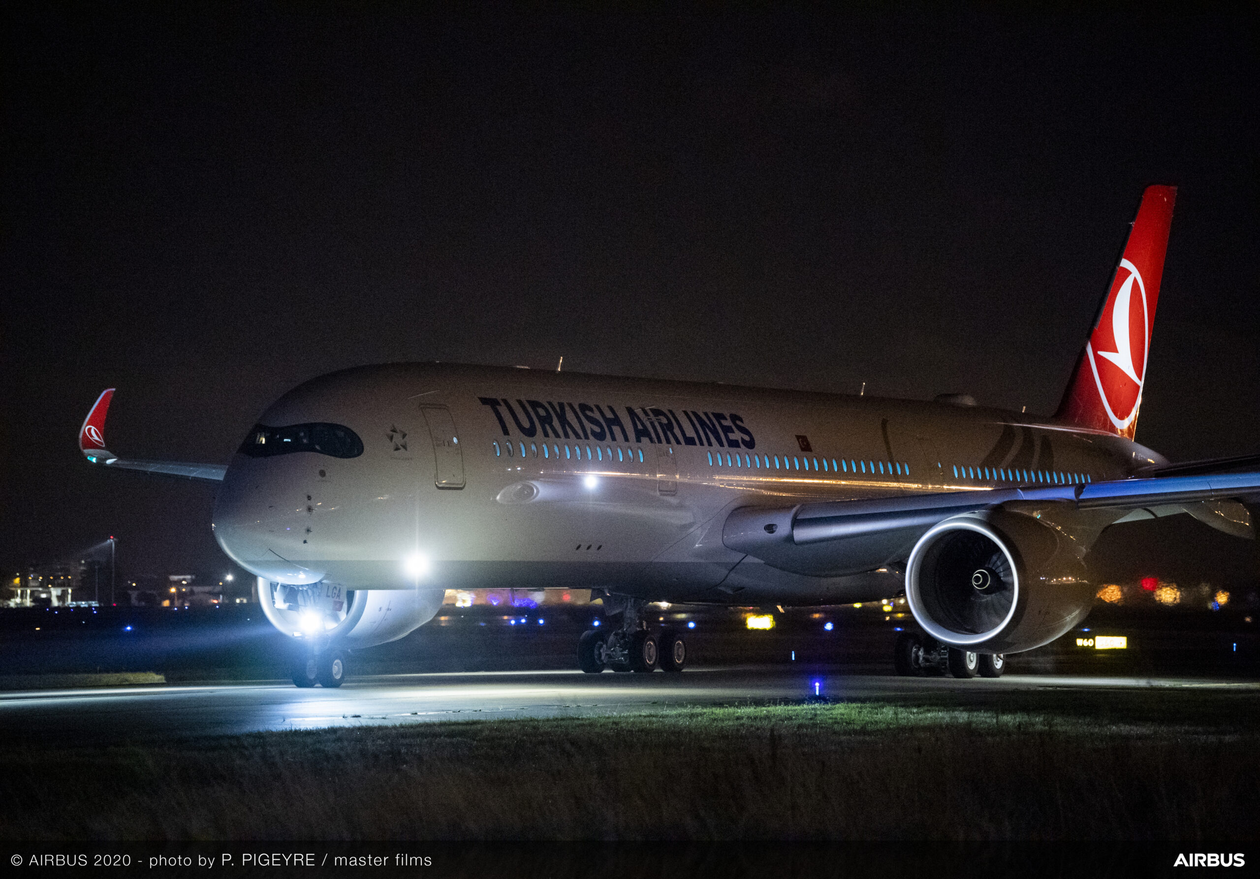 Uno de los Airbus A350 que ya opera Turkish Airlines. Foto: Airbus