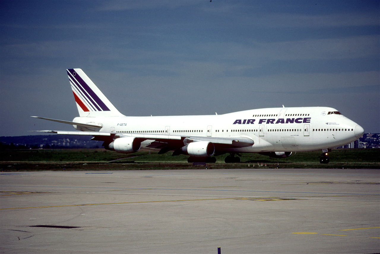 El 747 pasó a Air France pero mantuvo la misma matrícula. Foto: Aero Icarus