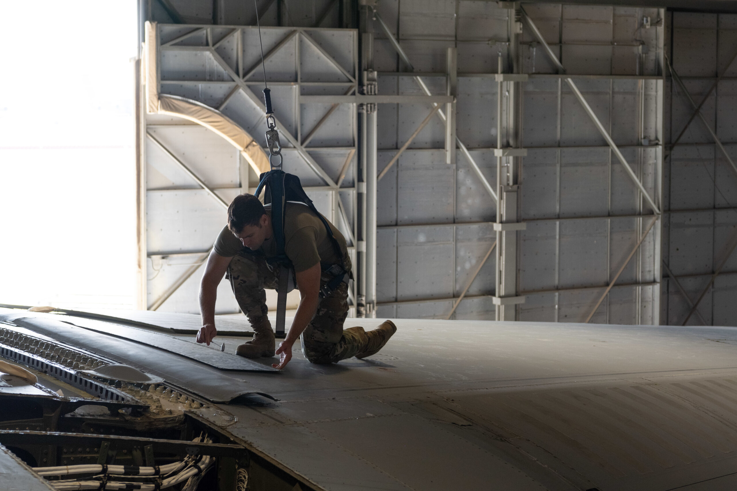 Los C-5M Super Galaxy son generalmente sometidos a una inspección cada 180 días para asegurar su correcto estado. Foto: Chustine Minoda / USAF