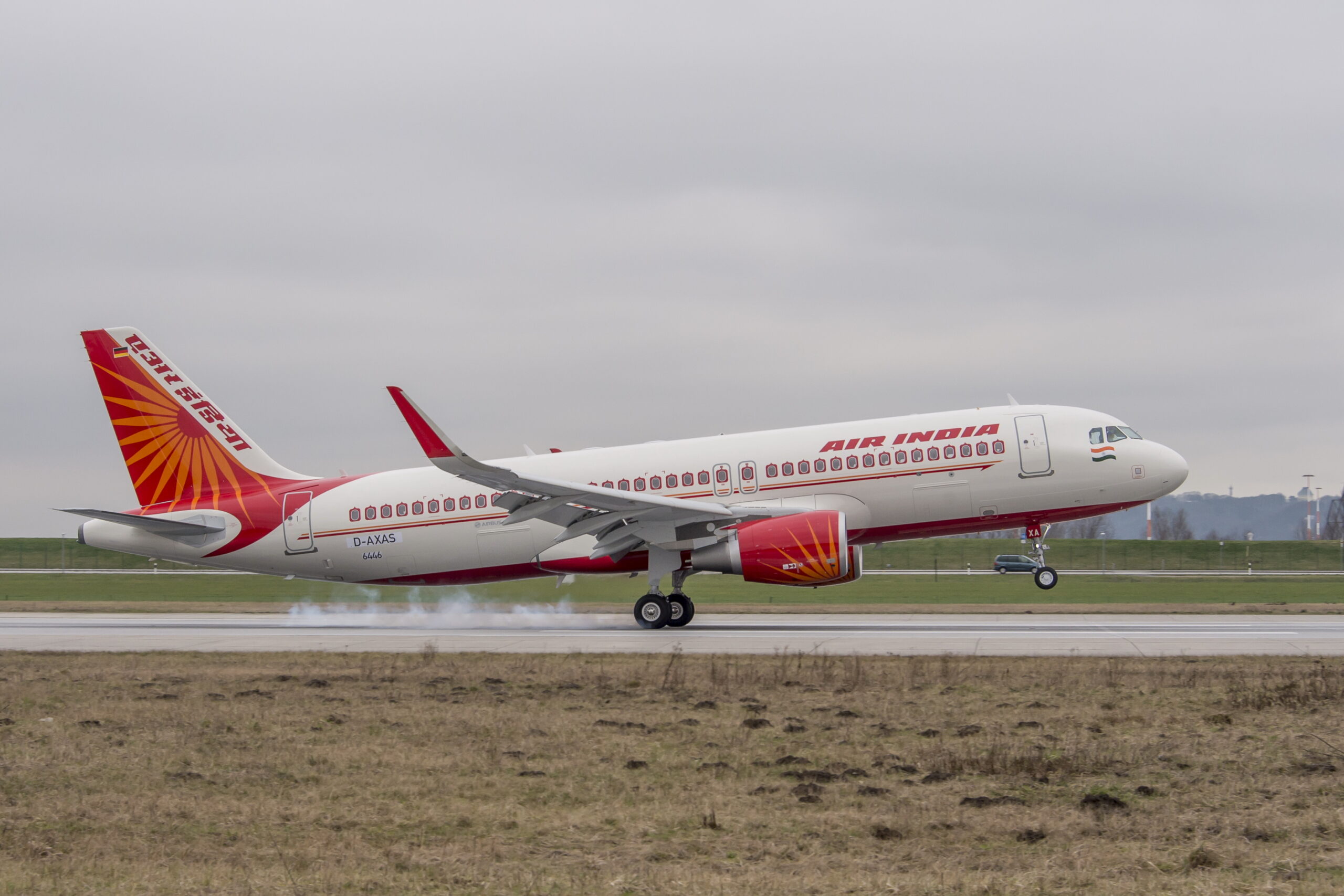 Un A320 de Air India aterrizando. Foto: Airbus