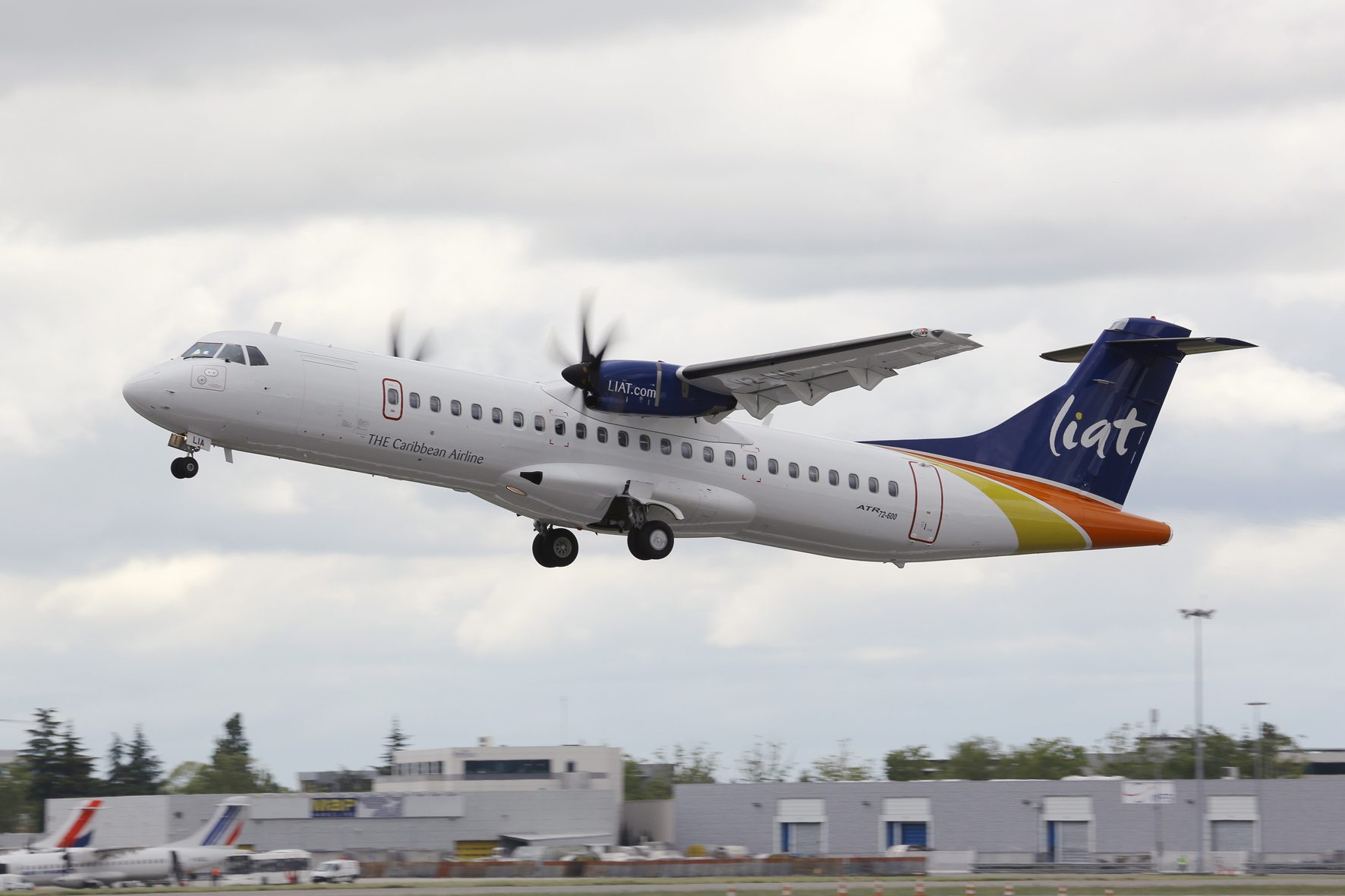 LIAT ha llegado a tener 10 unidades de ATR en su flota entre el modelo 42 y 72. Foto: ATR