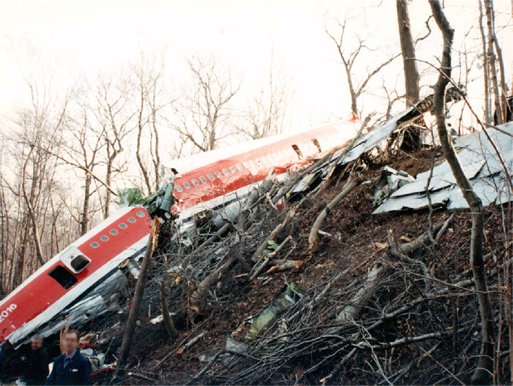 Otro ángulo del 707 de Avianca. Foto: NTSB