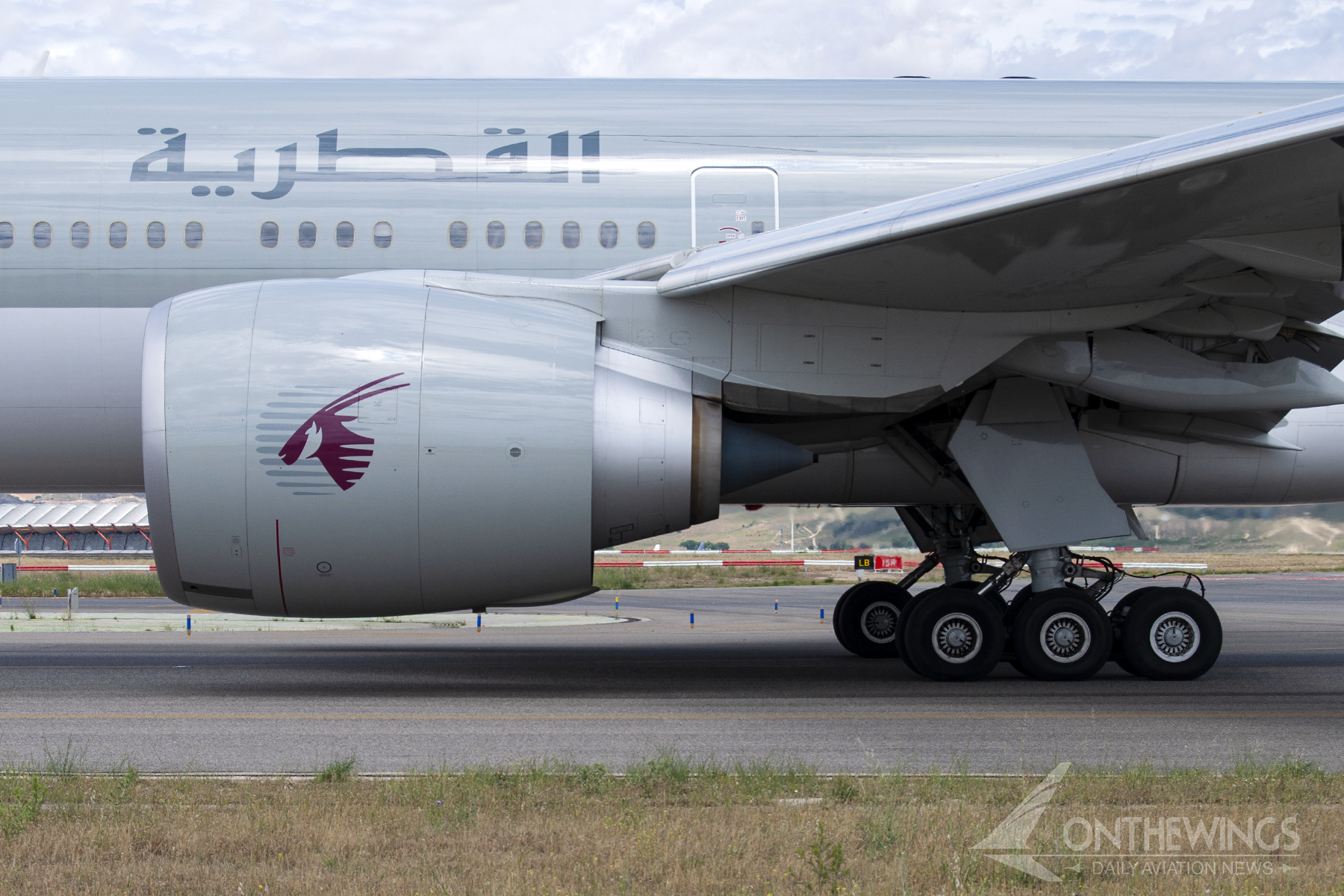 Boeing 777-300ER de Qatar Airways.