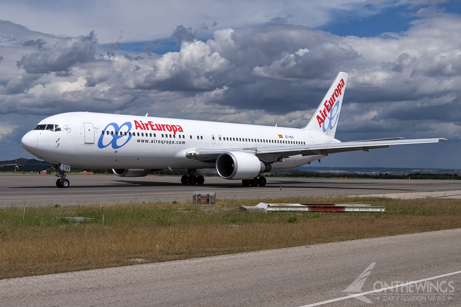 El EC-HSV fue el último 767-300 en abandonar la flota de Air Europa.