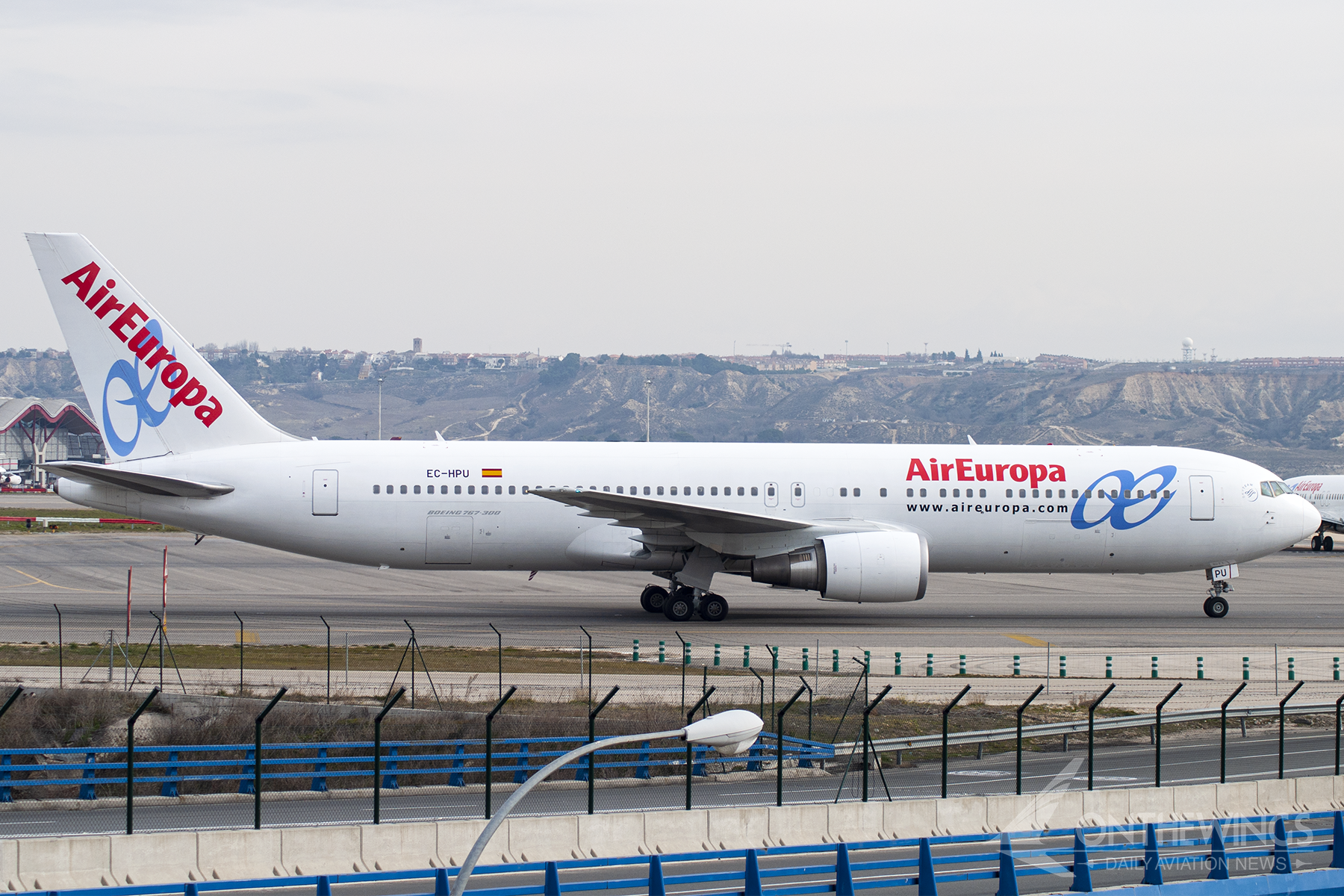 El EC-HPU fue uno de los dos últimos 767 en volar con Air Europa.