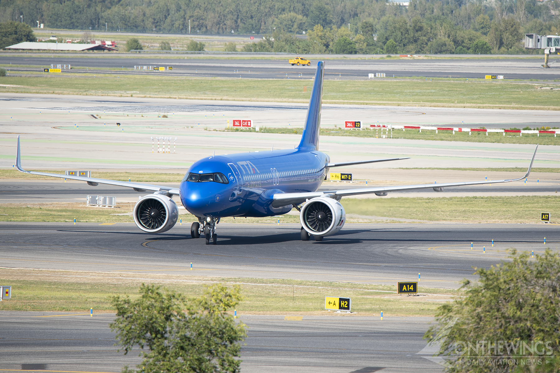 Airbus A320NEO de ITA Airways en Barajas.