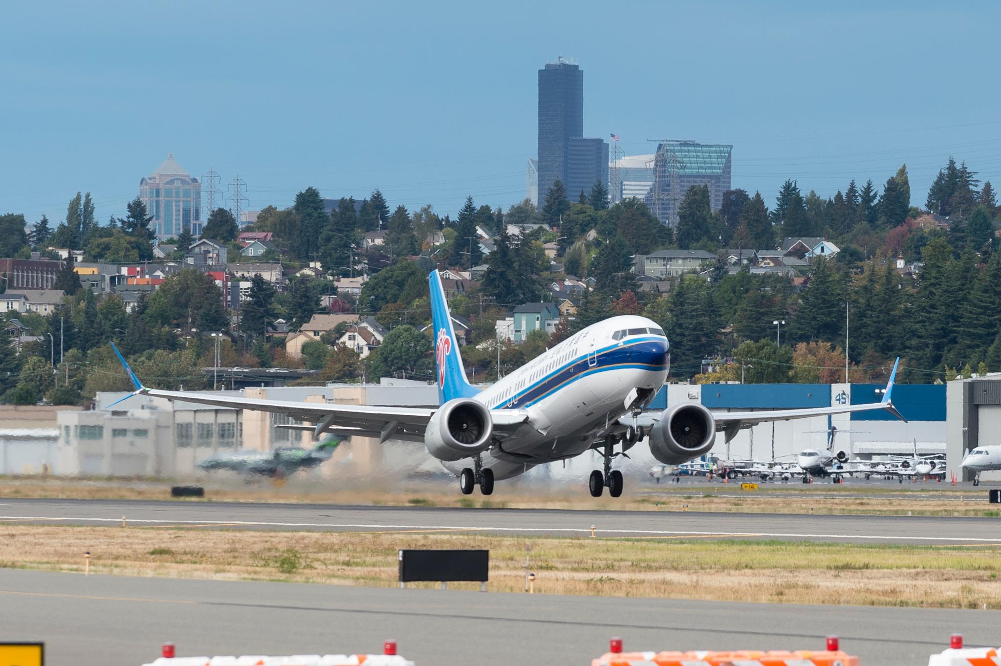 Uno de los Boeing 737 MAX 8 entregados a China Southern. Foto: Boeing