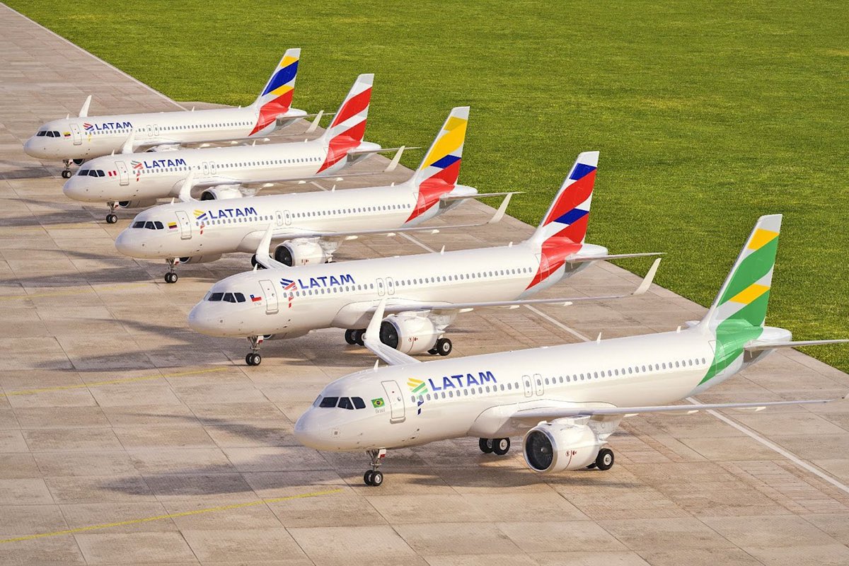 Así serán las libreas de los A320NEO de LATAM. Foto: LATAM